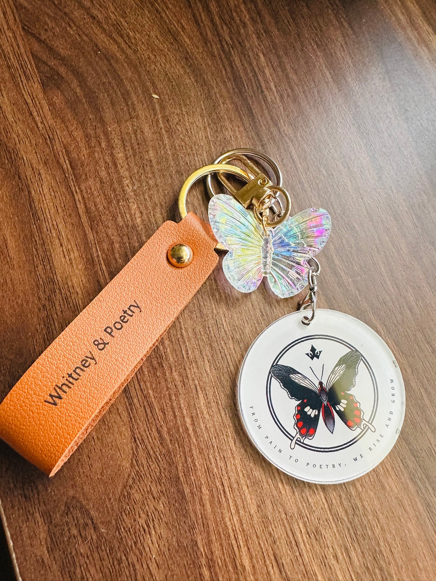 Whitney & Poetry Key Chains